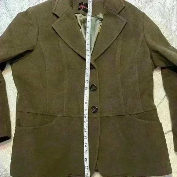 Olive‎ green Jason fully-lined coat - Picture 5 of 6